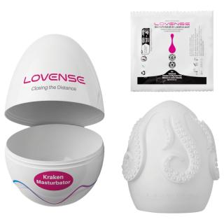 LOVENSE Kraken - tojás maszturbátor - 1db (fehér)