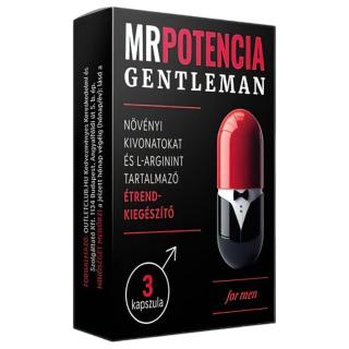 MrPotencia Gentleman - étrend-kiegészítő kapszula férfiaknak (3db)