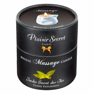 Plaisirs Secrets Ylang Patchouli - masszázsgyertya (80ml)