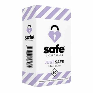 SAFE Just Safe - standard, vaníliás óvszer (10db)