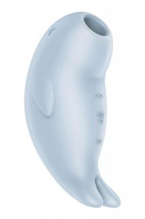 Satisfyer Seal You Soon - akkus, léghullámos csiklóizgató (kék)