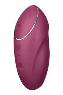 Satisfyer Tap &amp; Climax 1 - 2in1 vibrátor és csiklóizgató (piros)