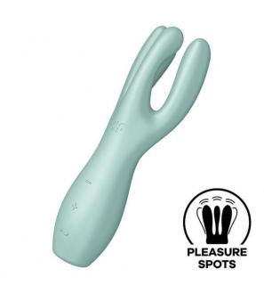 Satisfyer Threesome 3 - akkus csiklóvibrátor (menta)