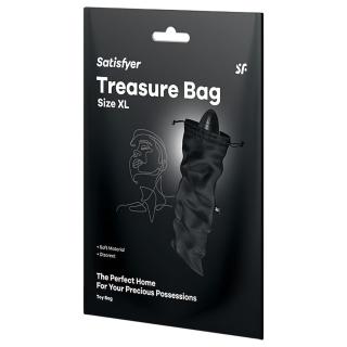 Satisfyer Treasure Bag XL - tároló táska - nagy (fekete)