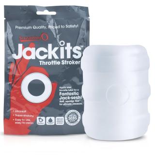 Screaming Jackits - maszturbátor, heregyűrű és nyújtó (átlátszó)