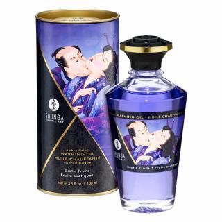 Shunga - melegítő masszázsolaj - egzotikus gyümölcs (100ml)