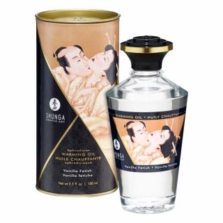 / Shunga - melegítő masszázsolaj - vanília (100ml)