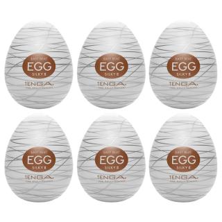 TENGA Egg Silky II - tojás maszturbátor (6db)
