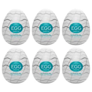 TENGA Egg Wavy II - tojás maszturbátor (6db)
