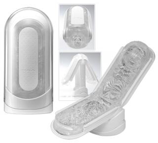 TENGA Flip Zero - szuper-maszturbátor (fehér)