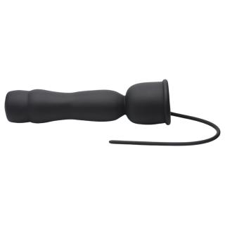 Trinity Vibes - 2in1 dilator és makkvibrátor (fekete)
