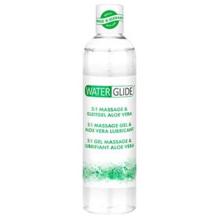 Waterglide 2in1 – aloe verás síkosító és masszázsgél (300 ml)