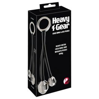 You2Toys Heavy Gear - heregyűrű anál súllyal (fekete)