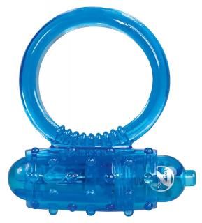 You2Toys - szilikon vibrációs péniszgyűrű (kék)