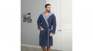 Belmanetti férfi frottír köntös 4355 - Indigo