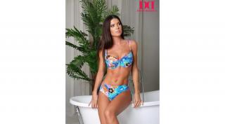 Daisy Dessous 25 kék virágos bikini