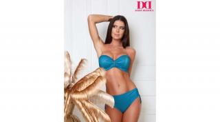 Daisy Dessous 25 petrol lurex bikini