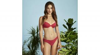 Lisca Cheek Blooms push up melltartó - piros