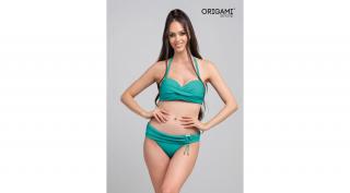 Origami Bikini 25 Basic Teal Bandeau