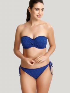 Panache Anya horgolt bandeau bikinifelső - királykék