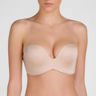 Wonderbra Ultimate Strapless melltartó - testszín