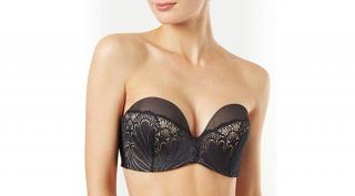 Wonderbra Ultimate Strapless Refined Glamour melltartó - fekete