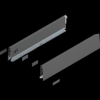 BLUM MERIVOBOX káva, magassága M (91 mm), NH=270 mm, jobb+bal  orion szürke ()