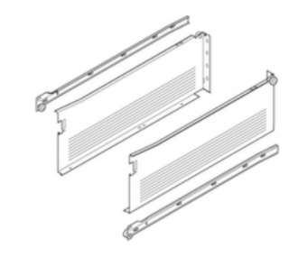 BLUM Metabox fémoldalas fióksín 400mm fehér 320H4000C15 (BLUM)