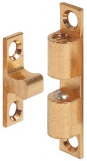 Dupla golyós csappantyú 43*8mm sárgaréz (Dupla golyós)