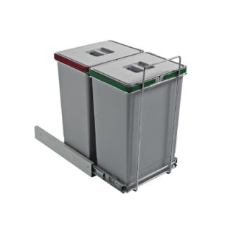 ECOFIL szelektív hulladéktároló/szemetes 2x24L (ECOFIL)