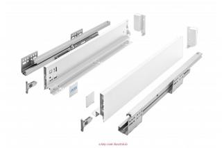 GTV AXIS PRO 300x86mm fém fiókoldal 40kg fehér A1 (GTV AXIS)