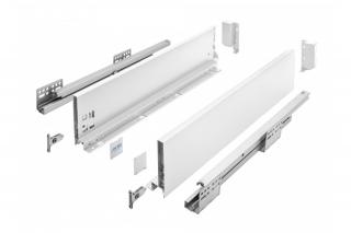 GTV AXIS PRO  500x120mm fém fiókoldal 40kg fehér B1 (GTV AXIS)