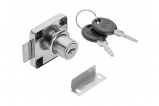 GTV fiókzár ZZ-KM-138-01 króm sima kulcs (GTV fiókzár)