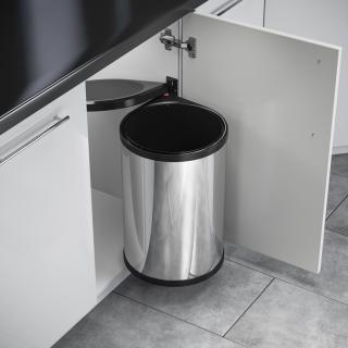 HAILO AS Mono 20l inox/fekete 400mm  (HAILO AS Mono 20l)