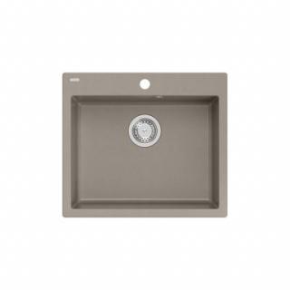 Quadron Johnny 110 gránit mosogató 500x470mm soft taupe