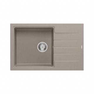 Quadron Peter 111 gránit mosogató 780x500mm soft taupe