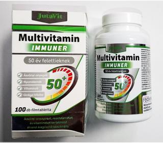 JutaVit Multivitamin 50 év felettieknek, 100db