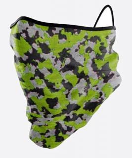 WdxMask Pro csősál baktériumvédelemmel Camo Green 26205