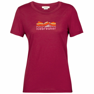 ICEBREAKER Merino 150 Tech Lite II - Mountain Geology - női póló