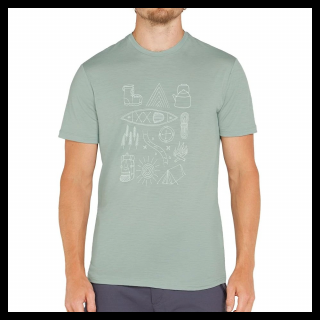 ICEBREAKER Merino 150 Tech Lite SS Tee - Camp Essentials - férfi póló