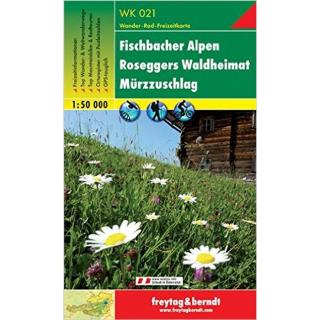Turistatérkép - Fischbacher Alpen WK 021