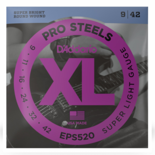 D'addario EPS520 Pro Steel 09-42 Super Light