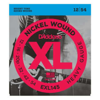 D'addario EXL145 Nickel 12-54 Heavy