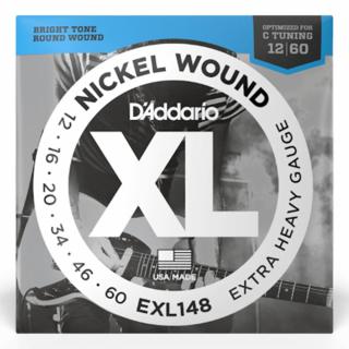 D'addario EXL148 Nickel 12-60 Extra Heavy