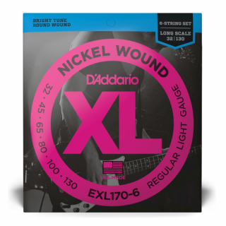 D'addario EXL170-6 32-130 basszusgitár húr