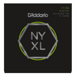 D'addario NYXL 11-56 Medium Top/Extra Heavy Bottom