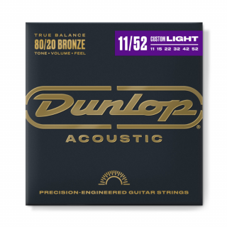 Dunlop DAB1152 Akusztikus gitárhúr bronz 11-52