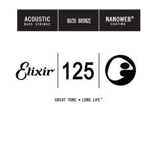 Elixir 80/20 Bronze NanoWeb (15825) .125 akusztikus basszusgitár szálhúr