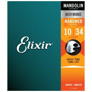 Elixir NanoWeb (11500) Mandolin 10-34 Light húrkészlet