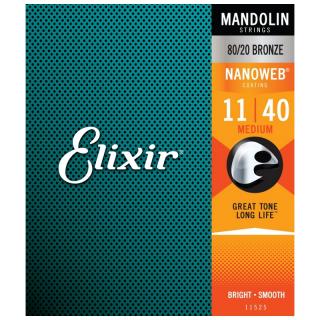 Elixir NanoWeb (11525) Mandolin 11-40 Medium húrkészlet